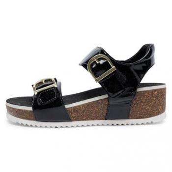 Sandali Ara 12-38510 Nero Tacco Basso