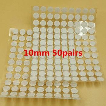 50 Pairs Self-Adhesive Fastener Discs
