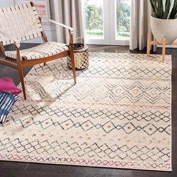 Safavieh Madison 4' x 6' Ivory/Navy Geometric Area Rug
