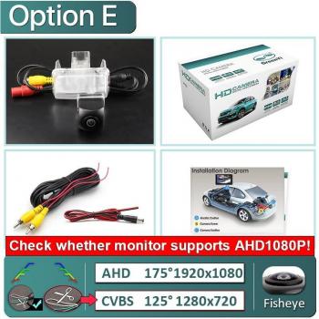 Cámara de visión trasera AHD 170° 1920*1080P para Toyota Corolla, Yaris, Vios, Verso y Camry