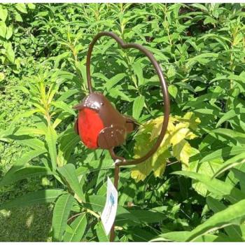 Rosy Robin Heartwood Plant Flag
