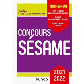 Concours Sésame 2021-2022