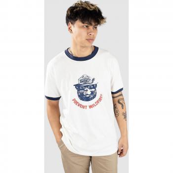 Element Sbxe Ringer T-Shirt Egret Männlich
