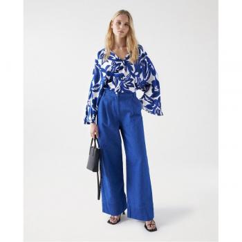 Salsa Jeans Tiro Alto Ancho Boho