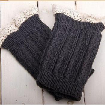 Chaussettes hautes tricotées pour bottes