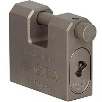 CISA 28550840 Lucchetto rettangolare monoblocco acciaio 84 mm