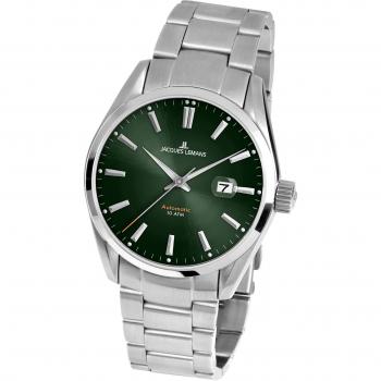 Jacques Lemans Herren-Klassik Uhr 1‑1846F – Zifferblatt mit Mondphase