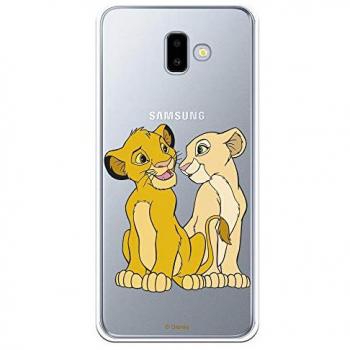 Funda Disney Simba y Nala para Samsung Galaxy J6 Plus