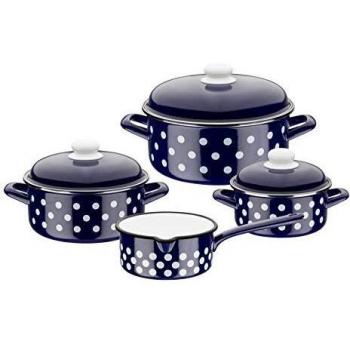 GSW Topf-Set, Stahl-Emaille, 7 tlg