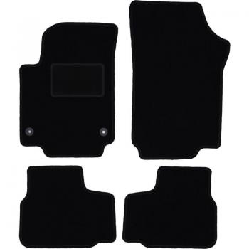 Set di Tappetini Velluto Nero per Seat Mii Hatchback 2011