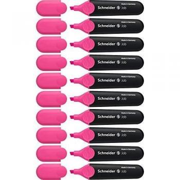 Marcas de Escritura Schneider – Marcador Fluorescente Fucsia (10u)