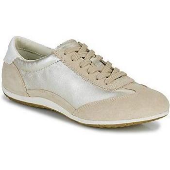 Geox Damen Sneaker Vega Helltaupe/Hellgold