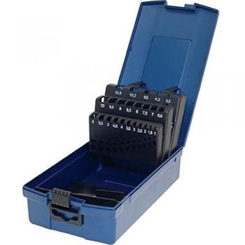 Coffret vide – Foret hélicoïdal DIN 338 1‑10,5 mm montée +0,5 mm (24 éléments en plastique)