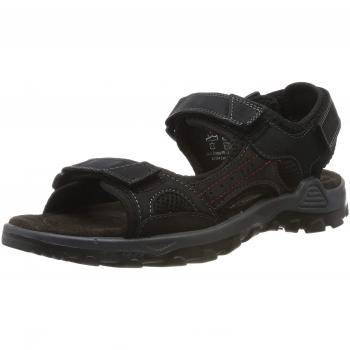 Ara Herren ERICSEN 1135101 T-Spangen Sandalen, Schwarz (Black 31), 42 EU(8.5 UK)