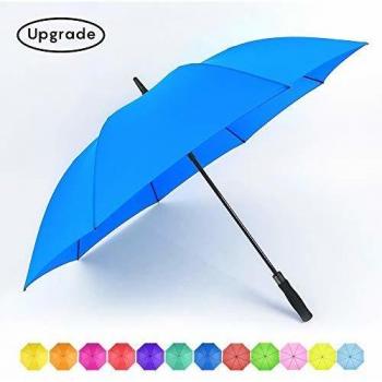 BlueWave Windproof Golf Umbrella, 55” Auto‑Open