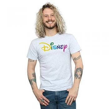 Maglietta Disney Uomo Logo Multicolore
