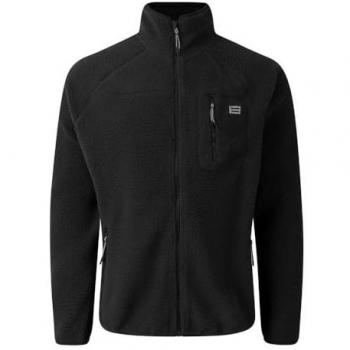 Active Camber Full‑Zip Fleece – Size 2XL, Jet Black