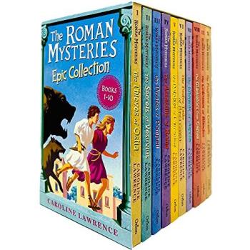 The Roman Mysteries Epic 10 Book Box Set Deluxe Edition by Caroline Lawrence Classic Adventure