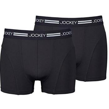 Jockey Men's Sports Microfibre Active Trunk (Black/XXL)