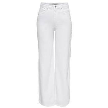 Women's ONLJUICY Wide Leg Flare in White
