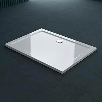 Piatto Doccia con Piletta 100x120cm Bianco