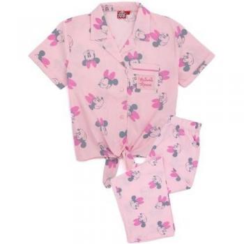 Pyjama enfant Minnie Mouse à manches courtes (8-9 ans) édition rose