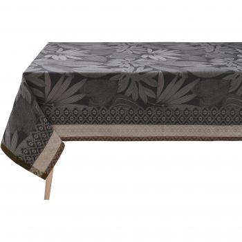 Nappe en coton 120 x 120 cm éléphant Vert Le Jacquard Français