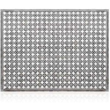 Menzzo Victorine Bed Headboard Bois Argent – L = 180 cm, P = 70 cm, H = 140 cm