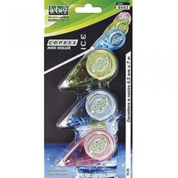 Set di 3 Mini Correttori Coprex Ice 4,2mmx7mt