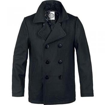 RED by EMP Pea Coat Winterjacke Herren schwarz XL