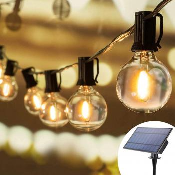 Bomcosy Iluminación Solar 10E12 12 LED para Fiestas