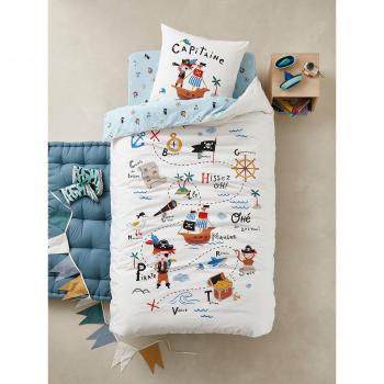 Housse de couette et taie d'oreiller P COMME PIRATE