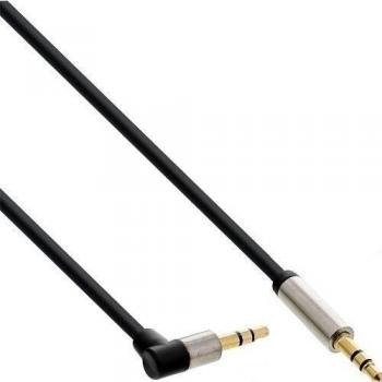 Câble stéréo 3,5 mm mâle à mâle coudé 5 m