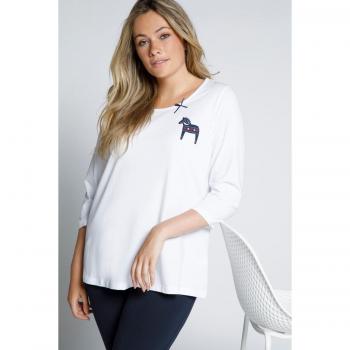 Maglietta da notte lunga donna bianco 48/50 Ulla Popken