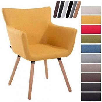 Pouf Chaise d’Angle Antwerpen Tissu et Accoudoirs