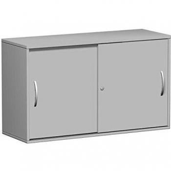 Geramöbel Flex Anstell-Schiebetürenschrank, lichtgrau, 120 x 42,5 x 72 cm