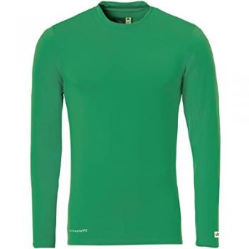 Uhlsport Kids' Green Long Sleeve Base Layer 116 cm