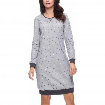 Merry Style Damen Nachthemd MS10-180 (Dunkelgrau, XXL)