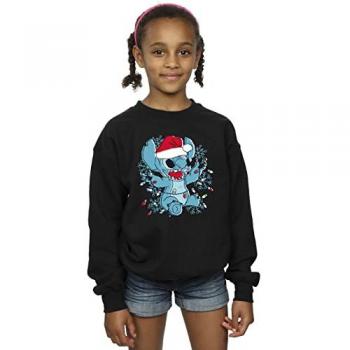 Sudadera Navideña Lilo y Stitch para Niñas