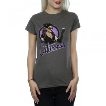 Catwoman Graphic Heather Top – XL