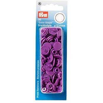 Prym Boutons-pression Violet 12,4 mm – Mondial Tissus