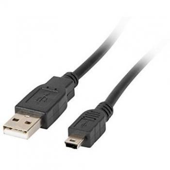 Cavo USB 2.0 Lanberg A → Mini USB A 1,80 m, Nucleo in Ferrite – Nero