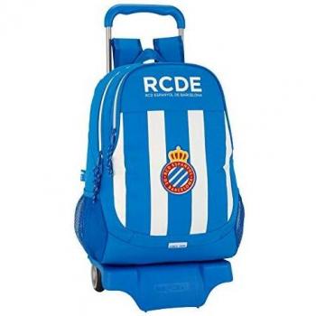 Wheeled RCD Espanyol 905 Backpack – Blue & White – Polypropylene Core, Steel Reinforced
