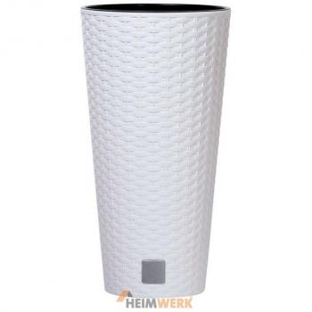 Pot de fleurs blanc Rato Tubus 4L