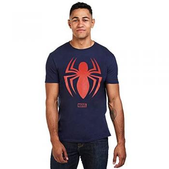 Men's Red Spiderman Logo Tee