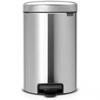 Cubo de Cocina Brabantia con Pedal, Acero Mate, 12 l