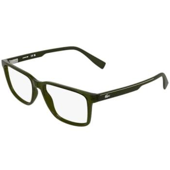 Lacoste Herrenoptik L4005 275 – Bioinjizierte Grün-Quadratfassung