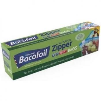 Pack 12 Sac Zippé Bacofoil – 46 mm transparence blanche