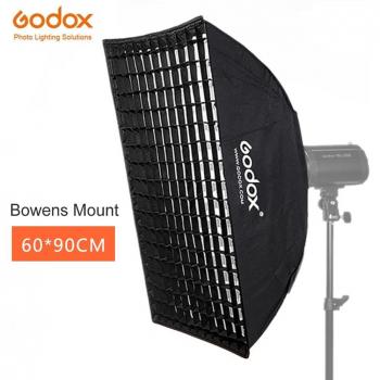 Godox 24x35” Studio Softbox with Honeycomb Grid – Bowens Mount, 60x90 cm