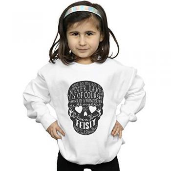 White Tinker Bell Skull Crewneck